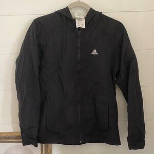 Adidas Women’s Black Windbreaker Jacket